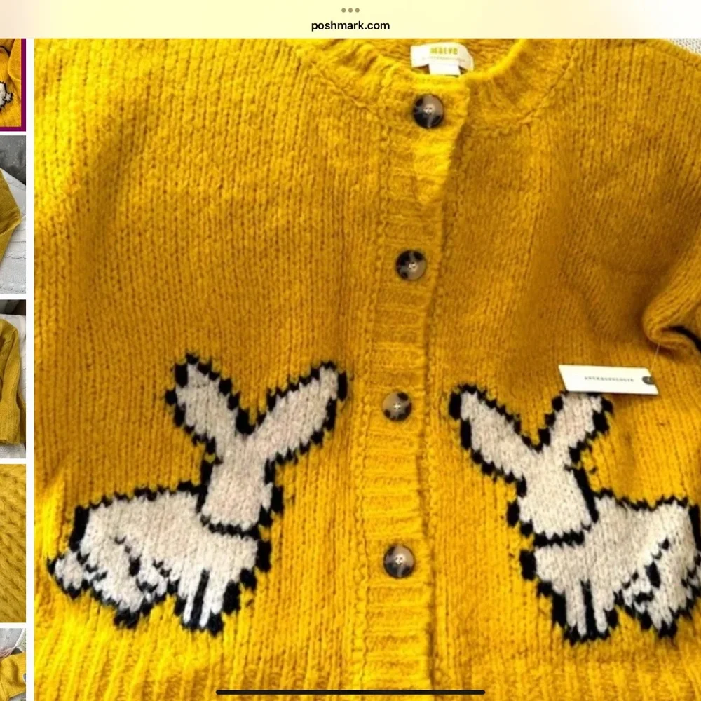 Anthropologie bunny sweater - Picture 2 of 4